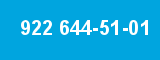 922 644-51-01 922 644-51-01